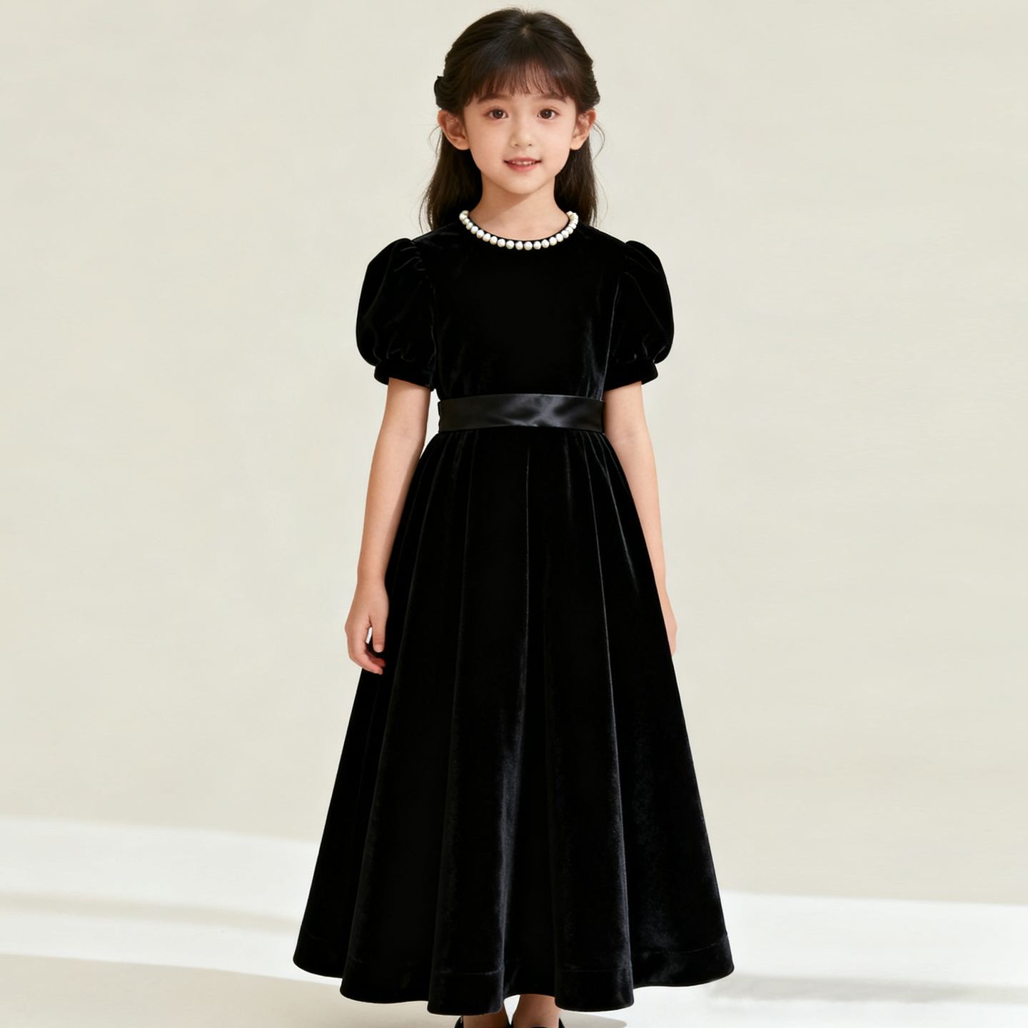 儿童初高中学生音乐会艺考礼服裙