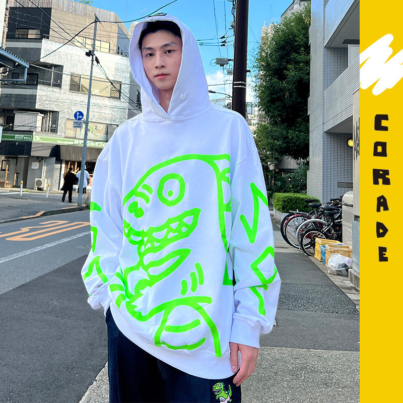 夜光corade宝葫芦恐龙ins卫衣