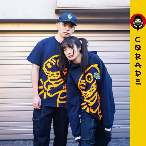 corade原创国潮情侣嘻哈连帽卫衣