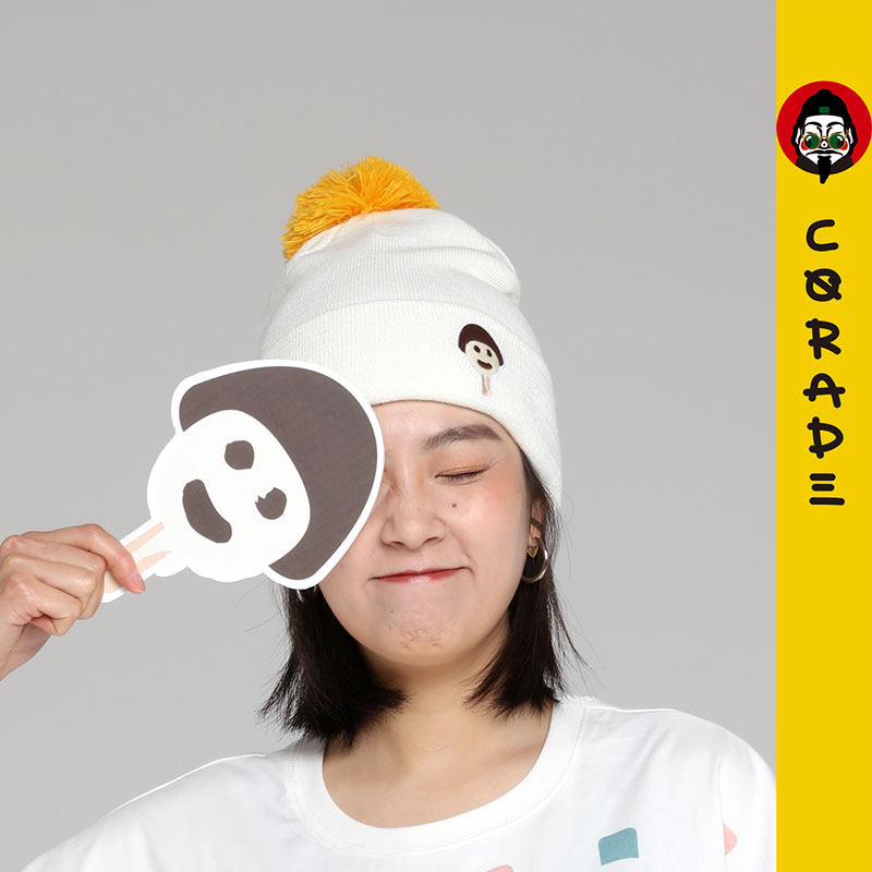 coradex能猫商店娃娃雪糕绒帽