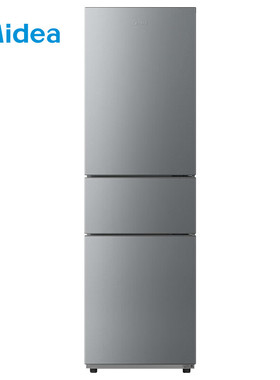 Midea/美的 BCD-220TM三门冰箱灰色租房家用客厅宿舍小型节能冰箱