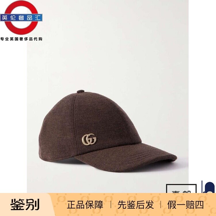 英伦代购 2女新款Gucci/古驰 带缀饰羊毛棒球帽 伦敦包邮