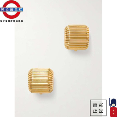 英伦代购 1女新款MARTHA CALVO 镀金夹扣式耳环 伦敦包邮