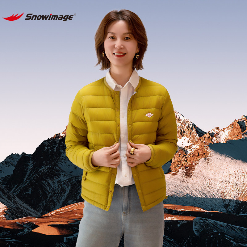 snowimage雪典短款轻薄鹅绒羽绒服短款内搭外穿U163