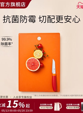 德国双立人Now TPU砧板切菜板家用抗菌防霉案板生熟分离双面菜板