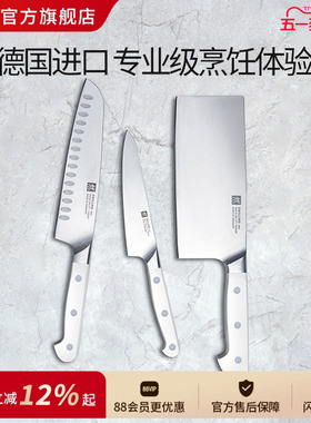 德国双立人ZWILLING PRO LE BLANC不锈钢菜刀多用刀切片刀厨师刀