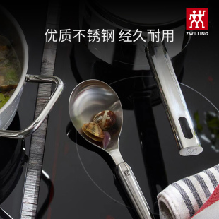 德国双立人Twin Pure系列炊具家用不锈钢锅铲饭勺漏勺硅胶铲厨具