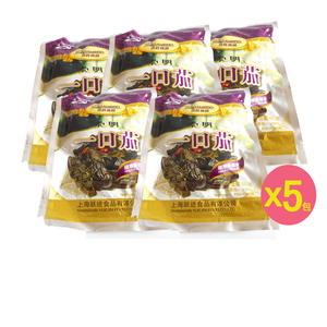顶胜食品崇明酱菜 一口茄酱香乳茄子开袋即食配粥小菜60克*5包