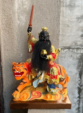 全虎12寸七彩敦煌坐骑张天师