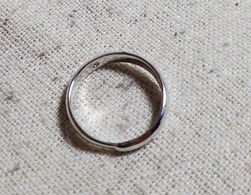 925银 男款活口戒指戒圈 一枚价格 41-50