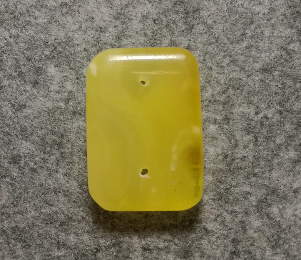 原矿 蜜蜡 保真 背云 牌子 二饼 4.8克 纹路漂亮