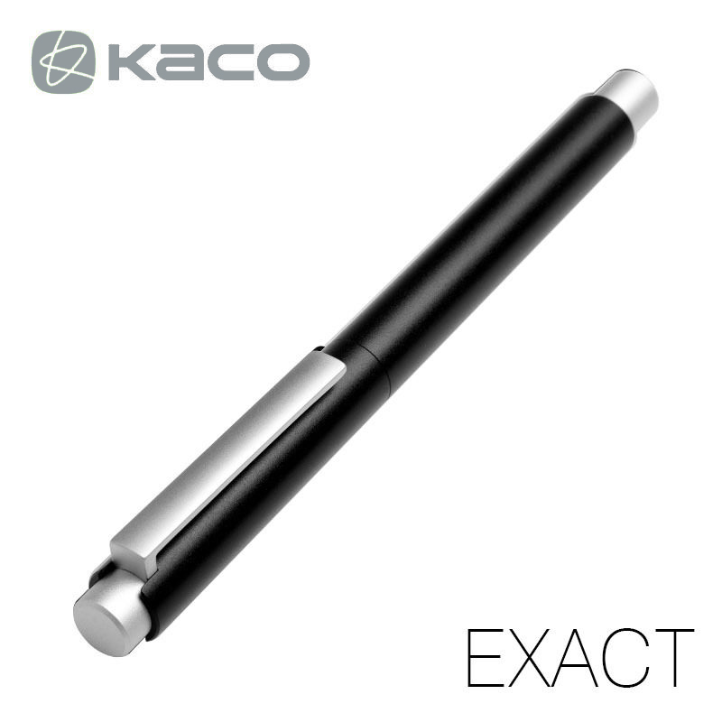 kaco钢笔EXACT睿致钢笔金属铝制笔杆铱金笔商务礼品旋转笔帽螺旋