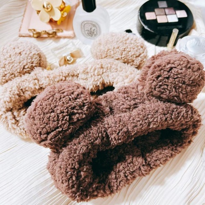 发带羊羔甜美洗脸发饰