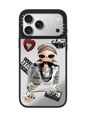 CA适用苹果17iPhone14plus16镜面13promax15磁吸Magsafe可爱嘎子姐手机壳12防摔11新款高级感xr男女保护套