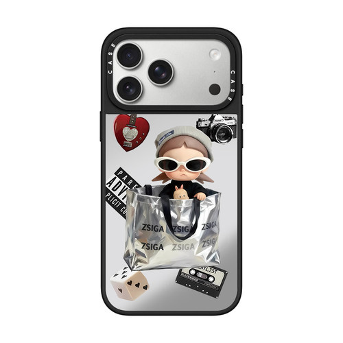 CA适用苹果17iPhone14plus16镜面13promax15磁吸Magsafe可爱嘎子姐手机壳12防摔11新款高级感xr男女保护套