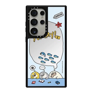 CAS海豹sealook适用iSamsungS25Ultra三星镜面手机壳高级适用S24磁吸个性卡通S23可爱 S24U_S23U软边防摔男女