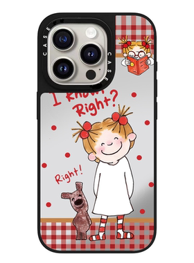 CASE适用苹果17iPhone14plus15镜面13promax磁吸可爱coco酱手机壳12mini软边防摔新款11高级感x男女16pro保护