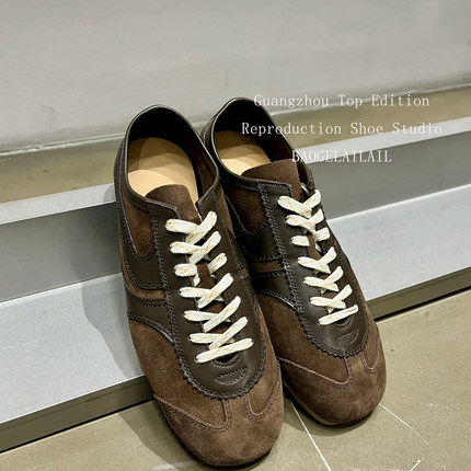 原单品质DVN~新色复古拼色德训鞋男女情侣薄底运动休闲小白鞋26春