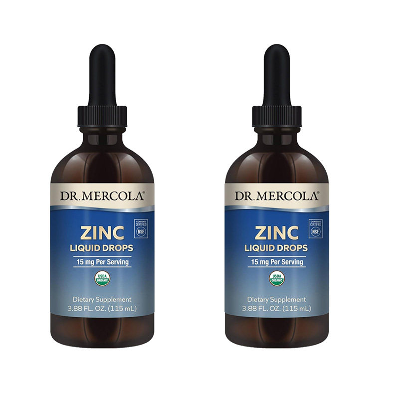 美国 正品现货Dr.Mercola液体硫酸锌补充剂提升免疫功能115ml