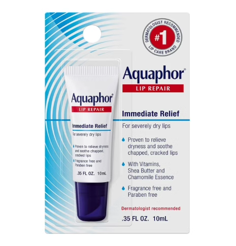 正品 美版优色林Aquaphor保湿修护润唇膏脱皮修复干裂滋润10ml