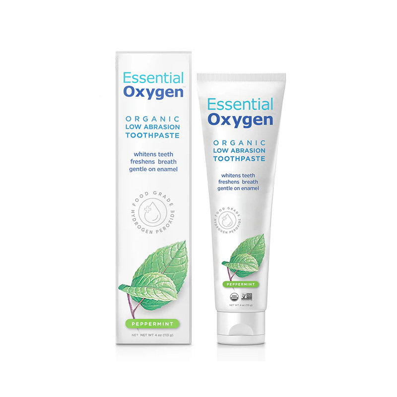 美国Essential Oxygen安东尼推荐美白有机br牙膏清新口气牙护牙龈