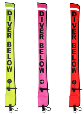 120X12cm 全封闭潜水象拔SMB浮条浮标浮棒技水肺深潜信号装备耐磨