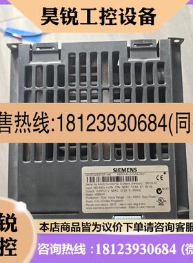 议价:西门子 6SE6440-2UD24-0BA1变频器 完好