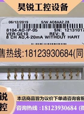 议价:控制模块8104-AO-IP-058000 I/