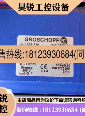 议价:Groschopp 11021976 Groschopp伺服电机 WK1695101 IGK8
