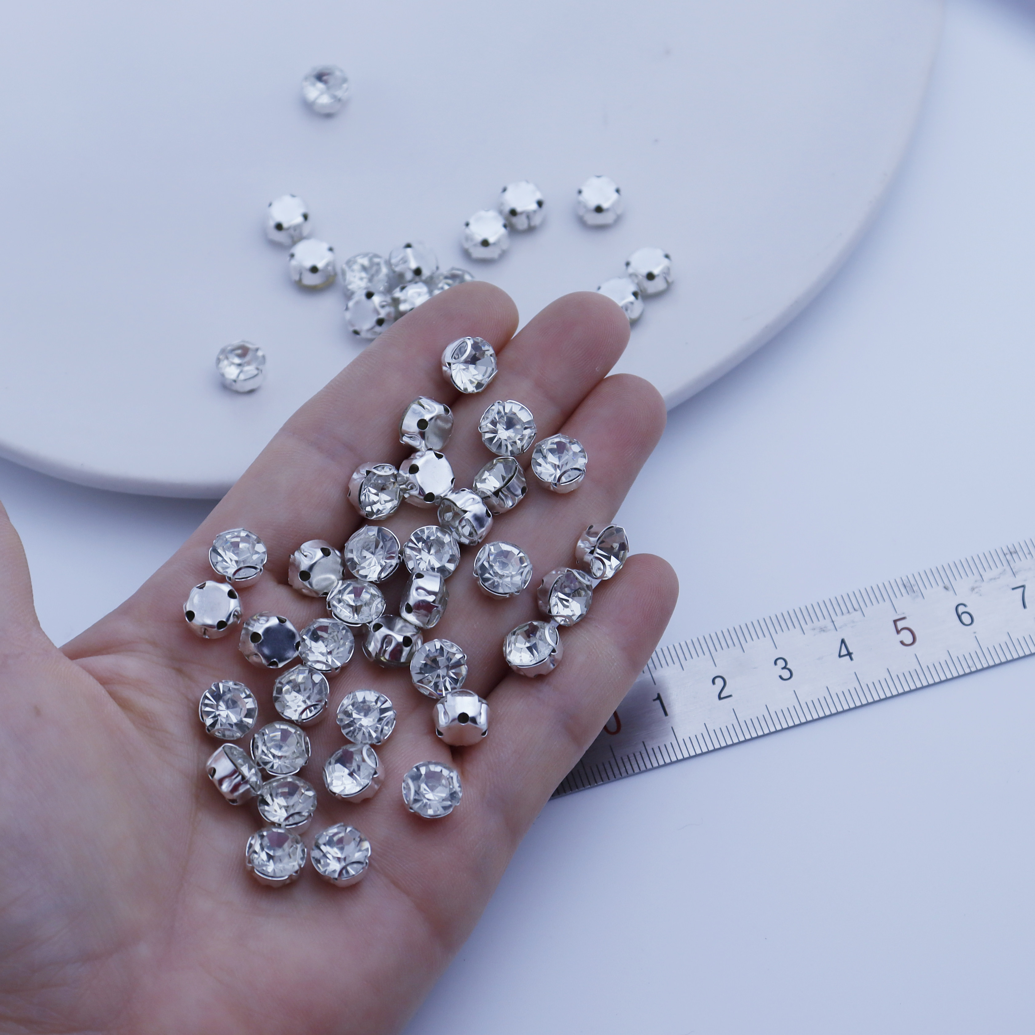 D型/双耳/兔耳爪钻 玻璃A钻手缝爪钻 手工缝衣服婚纱鞋包配件补钻,饰品/流行首饰/时尚饰品新,其他DIY饰品配件,淘宝优惠券,粉丝福利购,淘宝优惠卷