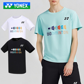 YONEX尤尼克斯羽毛球服yy男女夏速干透气运动短袖 T恤1152625BCR