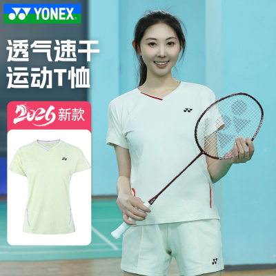 尤尼克斯运动T恤女款26新款透气