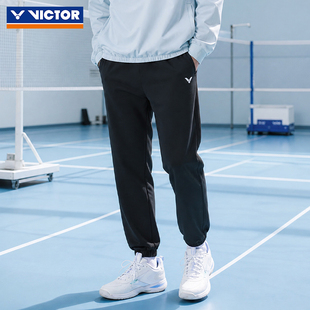 victor威克多羽毛球服胜利男女款收脚休闲运动长裤P-55804