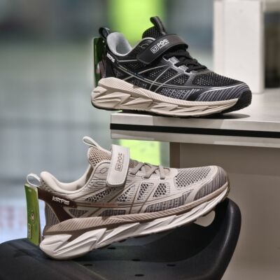 蝌蚪宝贝童鞋男童透网夏季04夏季新款中大童男孩女孩大童跑鞋运动