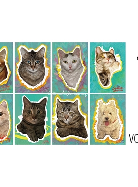 LichYoung《我的小伙伴》插画 | 原创油画风格复刻画 | 6寸明信片