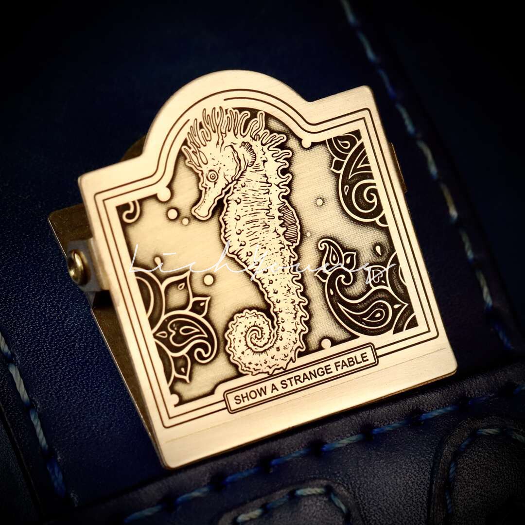 《怪童话》系列插画周边 隐匿海马 票据夹/黄铜夹