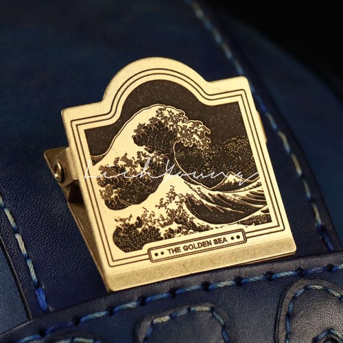 《影视经典》二创 葛饰北斋 神奈川冲浪里 票据夹/黄铜夹