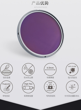 铂锐Progrey TITAN CPL钛坦风光偏振镜72\77\82\95mm老蛙12能用