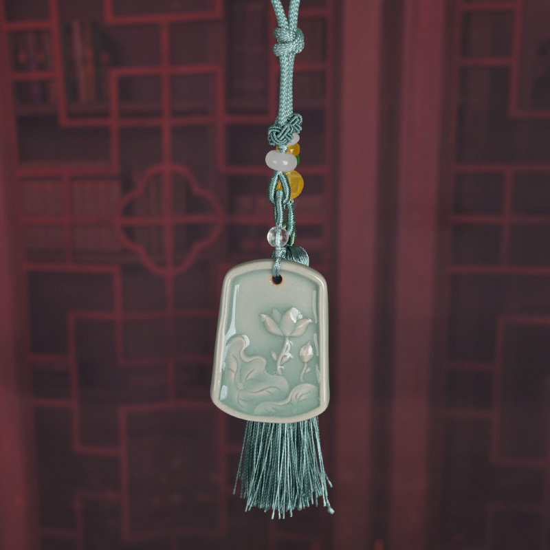 精品青瓷福袋包挂件小礼物