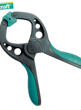 德国狼工wolfcraft弹簧夹具木工夹子G字夹单手固定夹紧器快速夹钳