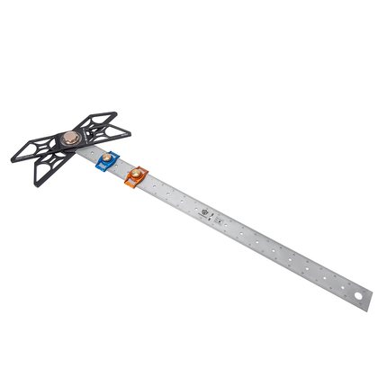 鸿对木工直角T型尺角度尺划线尺可调式高精度丁字角尺HD38