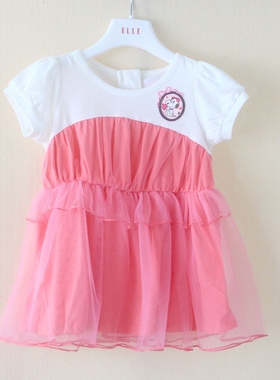 超值清仓 史努比专柜正品 夏新款女童韩版短袖连衣裙/公主裙50857