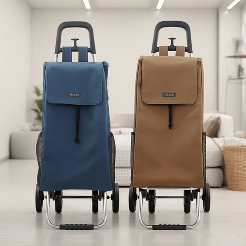 HSXBB买菜小拉车家用折叠便携购物袋老人手推轻便四轮车铝车静音