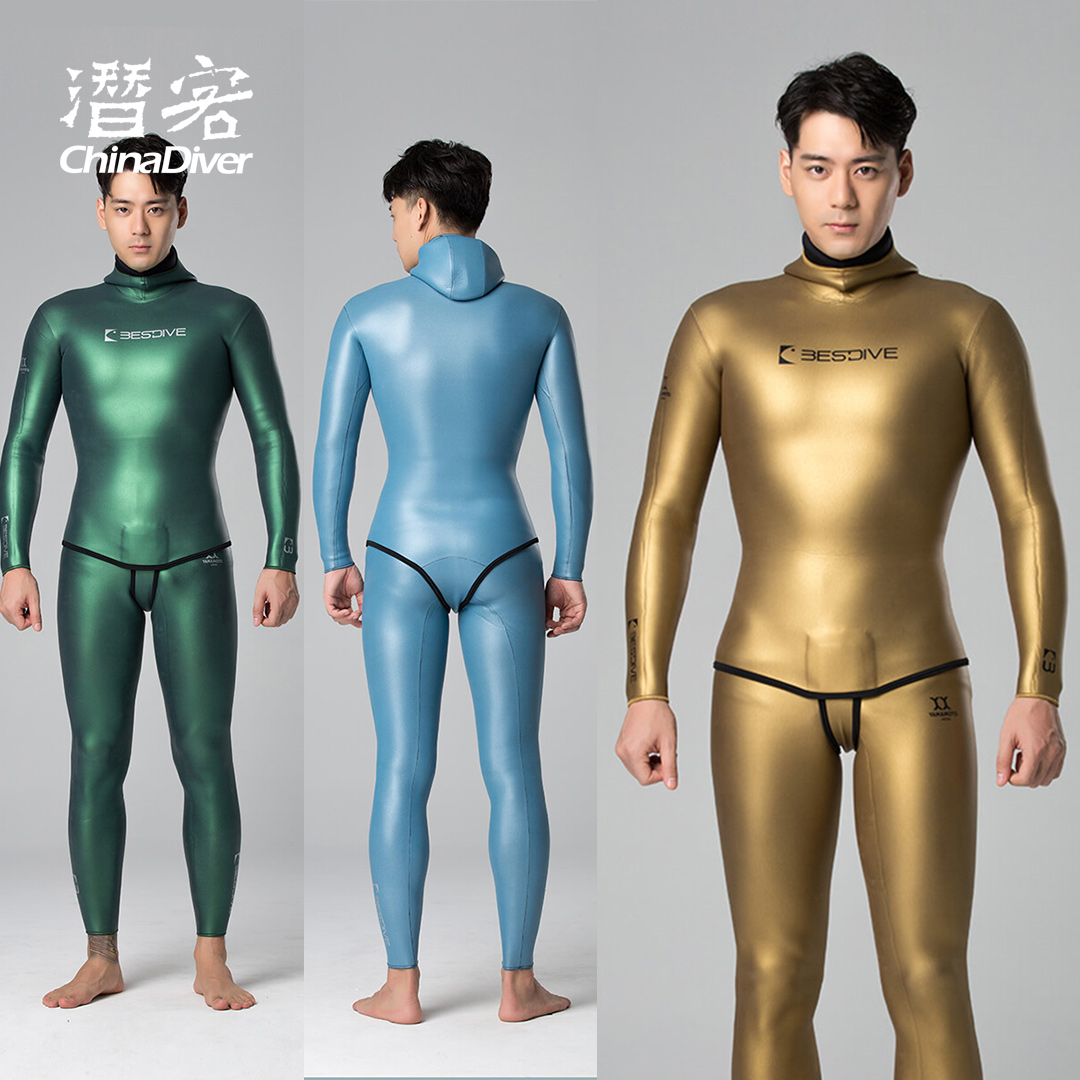 BestDive潜水服自由潜湿衣炫彩