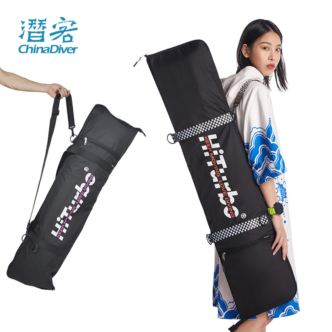 HiTurbo自由潜水长脚蹼软包单肩