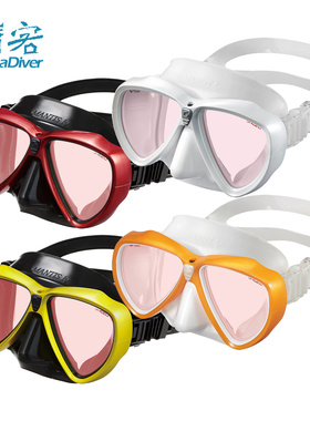 GULL Mantis LV潜水面镜高端抗UV镀膜防紫外线可配近视镜片亚洲款