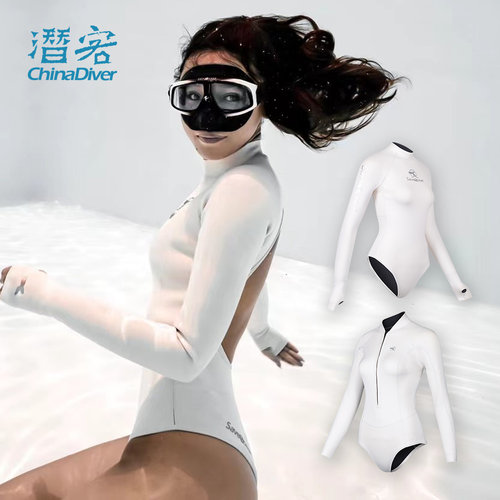 Bestdive连体湿衣比基尼露背包臀