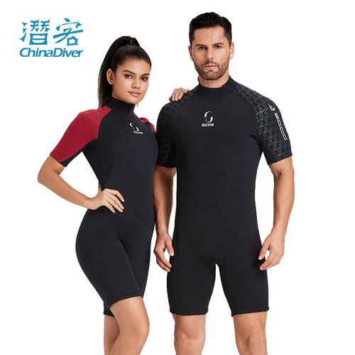 ZCCO短袖潜水服保暖冲浪服防寒
