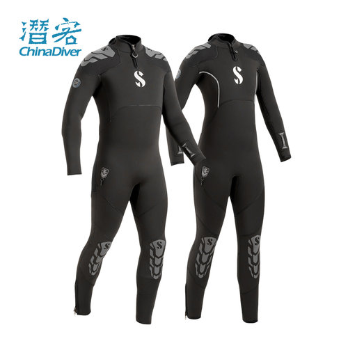 Scubapro潜水服保暖胶衣加厚5mm