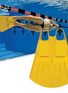 Finis Foil 单蹼蝶泳脚蹼蹼泳一片式单叶连体游泳专用训练斐尼斯